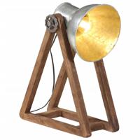 VidaXL Bureaulamp 25 w e27 30x17x40 cm vintage zilverkleurig