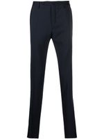 Incotex pantalon slim en laine vierge - Bleu