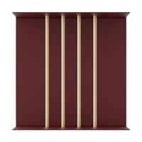 Umage Teaser shelf aluminium wandrek ruby red - thumbnail