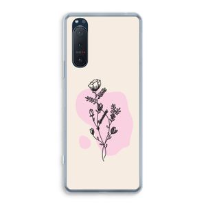 Roses are red: Sony Xperia 5 II Transparant Hoesje