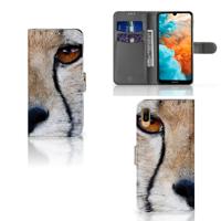 Huawei Y6 (2019) | Telefoonhoesje | Met pasjeshouder | Cheetah