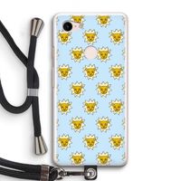 Leeuwenkoppen: Pixel 3 Transparant Hoesje met koord