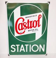 Castrol Station Emaille Bord - 52 x 40cm Castrol Station Emaille Bord - 52 x 40cm