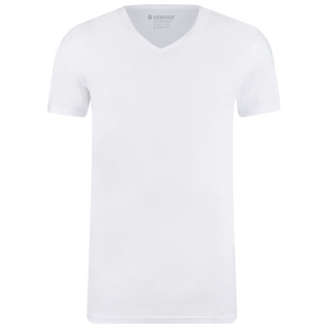 Garage Bio Cotton Body Fit V-Neck (0222) T-Shirt White (2 Pack)