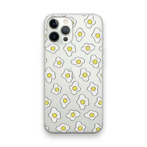Spiegeleitjes: iPhone 12 Pro Max Transparant Hoesje