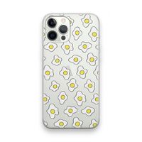 Spiegeleitjes: iPhone 12 Pro Max Transparant Hoesje