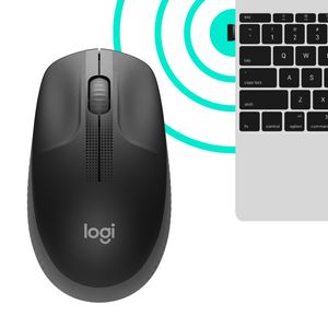 Logitech M190 Muis Radiografisch Optisch Antraciet 3 Toetsen 1000 dpi