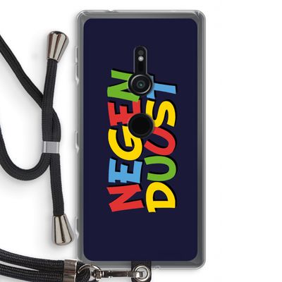 90's One: Sony Xperia XZ2 Transparant Hoesje met koord