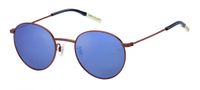 Tommy Hilfiger zonnebril 0030/S cat.3 panto staal rood/blauw - thumbnail