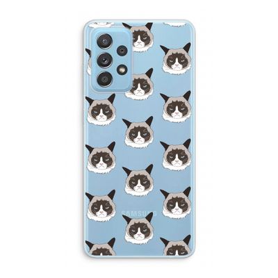 It's a Purrr Case: Samsung Galaxy A73 Transparant Hoesje