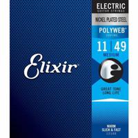 Elixir Strings 12100 snaar voor muziekinstrumenten Electrisch 6 stuk(s) Staal Gitaar