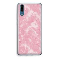 Abstract Painting Pink: Huawei P20 Transparant Hoesje