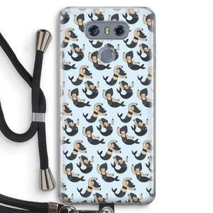 Zeemeermin: LG G6 Transparant Hoesje met koord