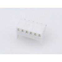 Molex 22022065 Female header, inbouw (standaard) Totaal aantal polen: 6 Rastermaat: 2.54 mm Inhoud: 1 stuk(s) Tray