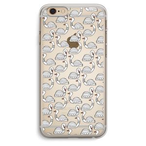 Zwanen: iPhone 6 Plus / 6S Plus Transparant Hoesje