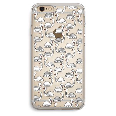 Zwanen: iPhone 6 Plus / 6S Plus Transparant Hoesje