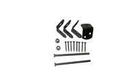 Waelbers Uni-beslag set zwart + schroeven - 25 Stuk(s) - 408307.83