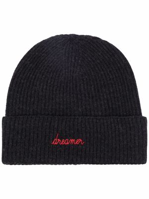 Maison Labiche bonnet Dreamer en maille nervurée - Gris