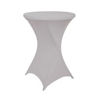 Tafelrok brasq voor statafel 80cm grijs