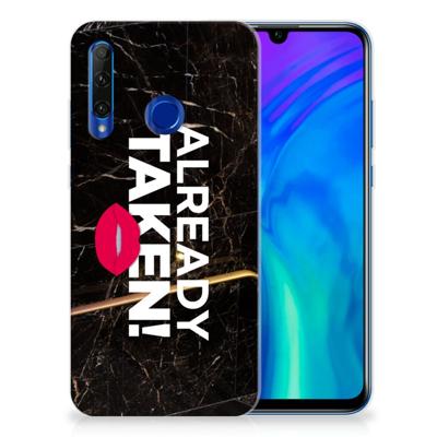 Honor 20 Lite | Siliconen hoesje | met naam Already Taken Black