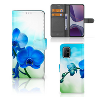 OnePlus 8T Hoesje Orchidee Blauw - Cadeau voor je Moeder