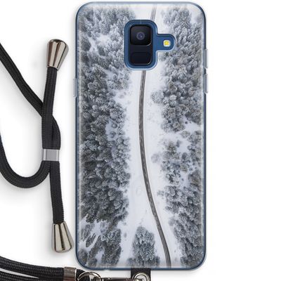 Snøfall: Samsung Galaxy A6 (2018) Transparant Hoesje met koord
