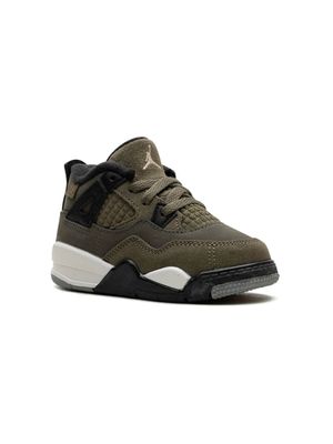 Jordan Kids baskets Air Jordan 4 Retro SE Craft 'Olive' - Vert