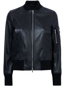 Proenza Schouler White Label veste bomber en cuir - Noir