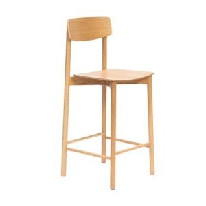 Bronx71 Scandinavische barkruk Reza naturel eiken 68,5 cm