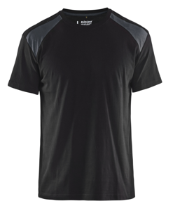 Blåkläder T-Shirt bicolour 33791042 | Zwart/Donkergrijs | Maat M - 7330509648377