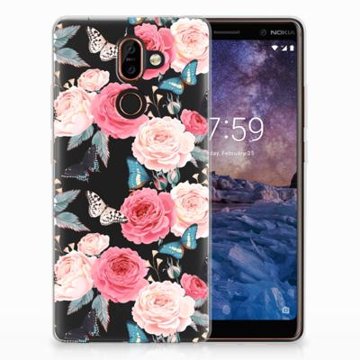 Nokia 7 Plus | TPU Case | Butterfly Roses Nokia 7 Plus | TPU Case | Butterfly Roses