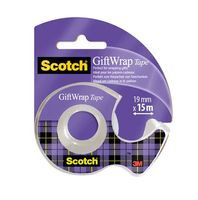 Scotch GIFTWRAPD kantoortape 15 m Transparant 1 stuk(s) - thumbnail