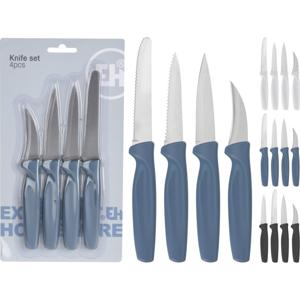 Excellent Houseware 4-delige Set Keukenmesjes Assorti