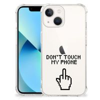 iPhone 13 mini Anti Shock Case Finger Don't Touch My Phone