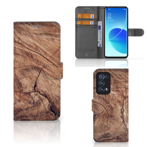 OPPO Reno 6 Pro Plus 5G Book Style Case Tree Trunk