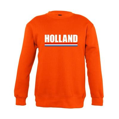 Oranje Holland - supporters sweater - voor kinderen - lange mouwen - kleding - koningsdag Oranje Holland - supporters sweater - voor kinderen - lange mouwen - kleding - koningsdag