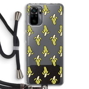 Bananas: Xiaomi Redmi Note 10 Pro Transparant Hoesje met koord