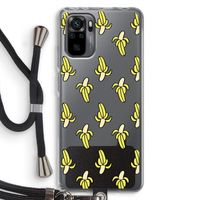 Bananas: Xiaomi Redmi Note 10 Pro Transparant Hoesje met koord