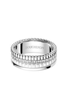 Boucheron bague Quatre Double White Edition en or blanc 18ct sertie de diamants - Argent