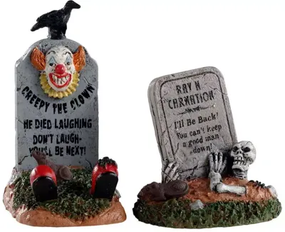 Lemax crazy headstones s/2 accessoire Spooky Town 2020