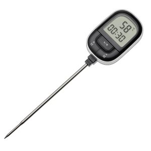 TFA Dostmann 30.1062.01 Keukenthermometer °C /°F-weergave, Babyhapje, Bakken, Braden, Burger, Vet, Vloeistof, Gevogelte, Grillen, Gehakt, Halfvaste stoffen,