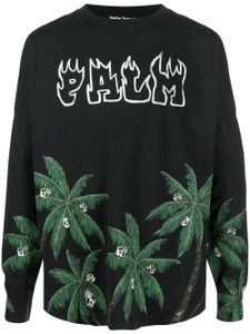 Palm Angels sweat Palms&Skull à logo imprimé - Noir