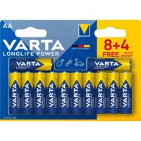 Alkalinebatterijen Varta Longlife Power AA 1,5 V (12 Stuks)
