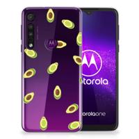 Motorola One Macro | Siliconen Case | Avocado