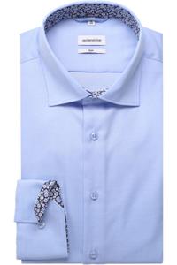 Seidensticker Slim Fit Overhemd ML6 (vanaf 68 CM) lichtblauw