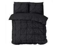 Sleeptime Punch Pintuck Zwart 200 x 200/220 cm