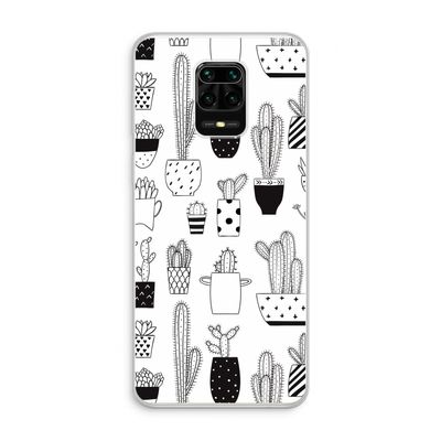 Cactusmotief: Xiaomi Redmi Note 10 Lite Transparant Hoesje