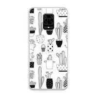Cactusmotief: Xiaomi Redmi Note 10 Lite Transparant Hoesje
