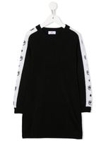 Chiara Ferragni Kids robe-pull à logo imprimé - Noir - thumbnail