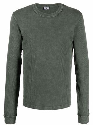 Diesel t-shirt T-Ribber - Vert